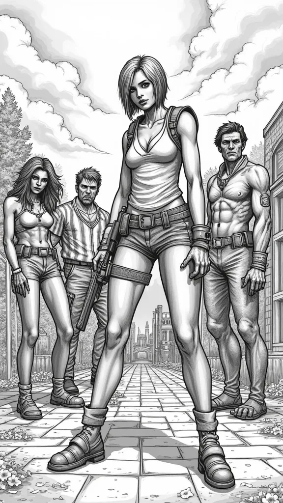 resident evil coloring pages